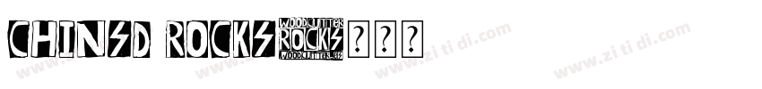 CHINSD ROCKS字体转换